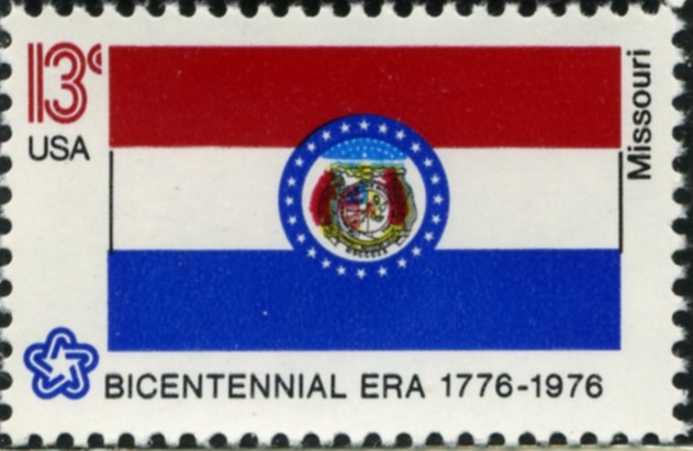 Scott 1656 13 Cent Stamp Missouri State Flag