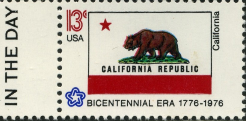 Scott 1663 13 Cent Stamp California State Flag