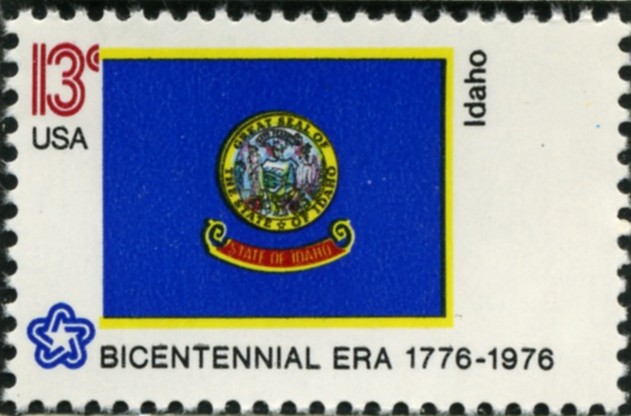 Scott 1675 13 Cent Stamp Idaho State Flag