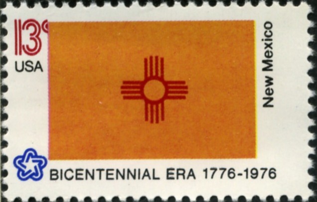 Scott 1679 13 Cent Stamp New Mexico State Flag