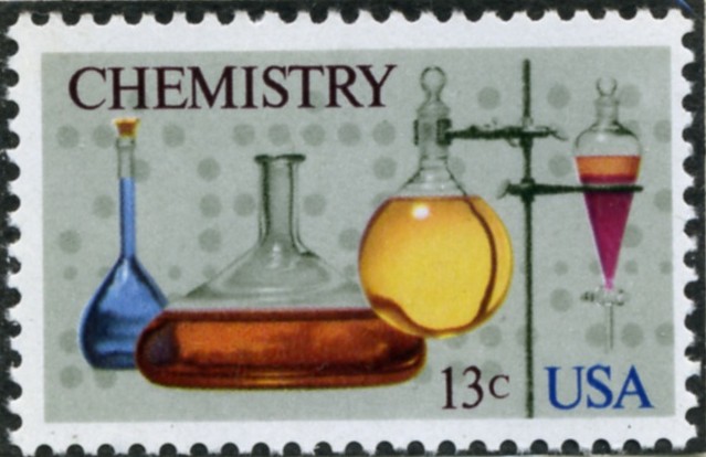 Scott 1685 13 Cent Stamp Chemistry