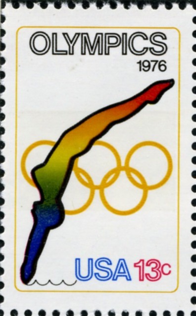 Scott 1695 13 Cent Stamps Olympics Diving
