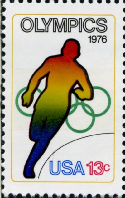 Scott 1697 13 Cent Stamps Olympics Running