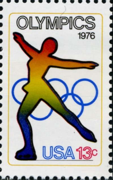Scott 1698 13 Cent Stamps Olympics Skating