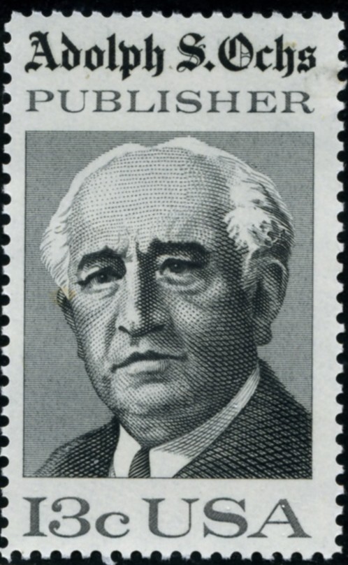 Scott 1700 13 Cent Stamp Adolf S Ochs