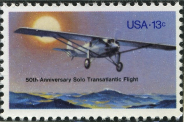 Scott 1710 13 Cent Stamp Spirit of St Louis