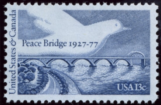 Scott 1721 13 Cent Stamp Peace Bridge