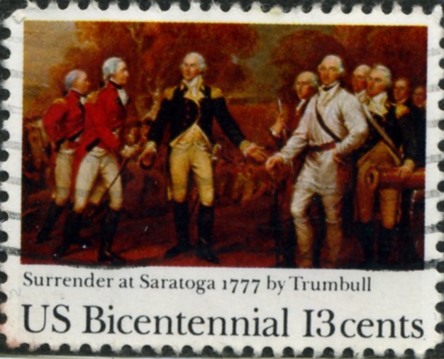 Scott 1728 13 Cent Stamp Surrender at Saratoga