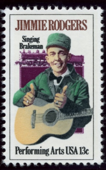 Scott 1755 13 Cent Stamp Jimmie Rodgers