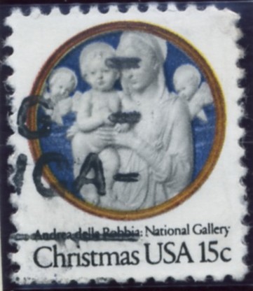 Scott 1768 15 Cent Christmas Stamp Madonna and Child