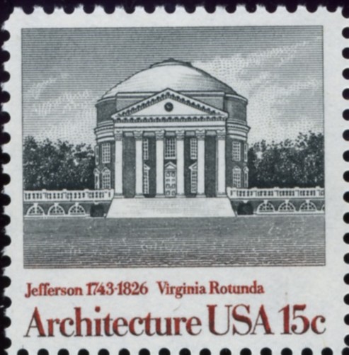 Scott 1779 15 Cent Stamp Architecture Virginia Rotunda