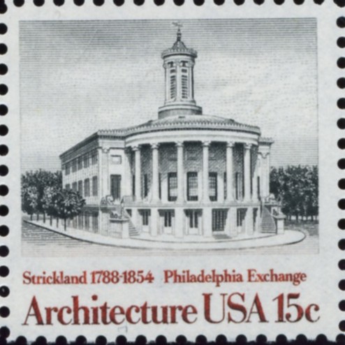 Scott 1782 15 Cent Stamp Architecture Philadelphia Exchange