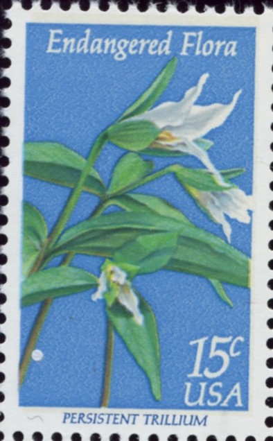 Scott 1783 15 Cent Stamp Endangered Flora Persistent Trillium