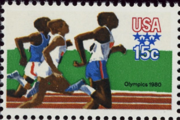 Scott 1791 15 Cent Stamp 1980 Summer Olympics Runners