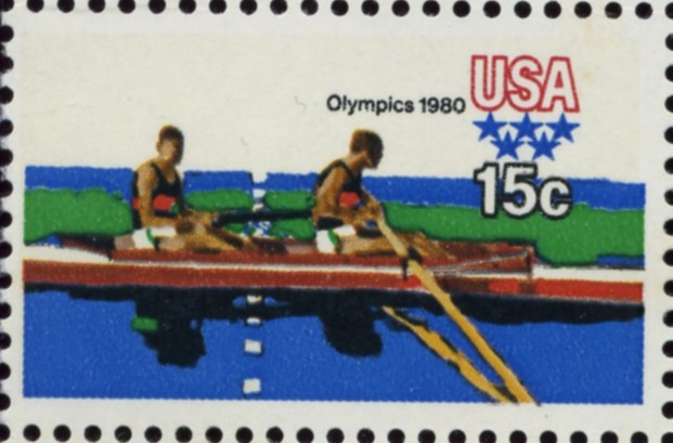 Scott 1793 15 Cent Stamp 1980 Summer Olympics Rowers