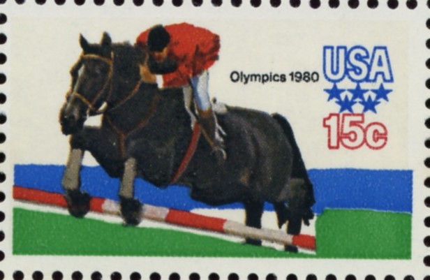 Scott 1794 15 Cent Stamp 1980 Summer Olympics Equestrian