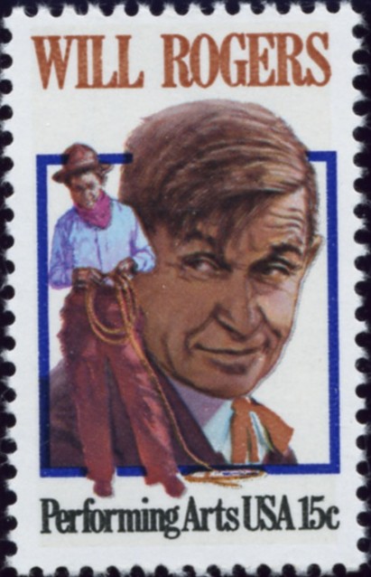 Scott 1801 15 Cent Stamp Will Rogers