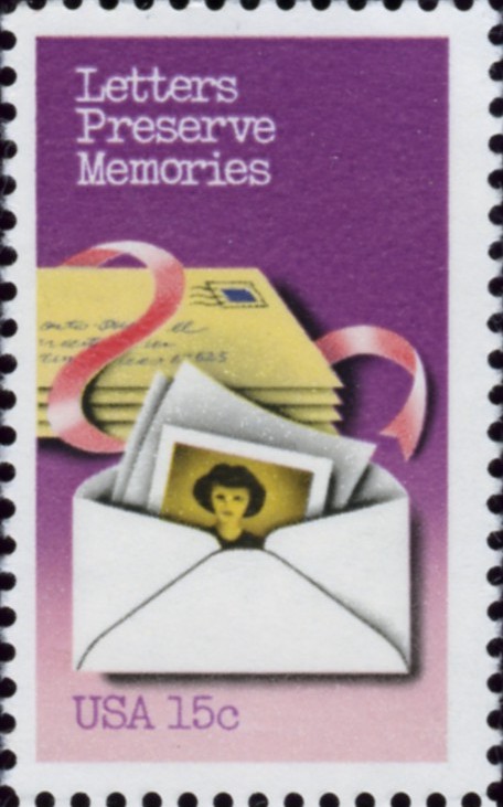 Scott 1805 15 Cent Stamps Letters Preserve Memories