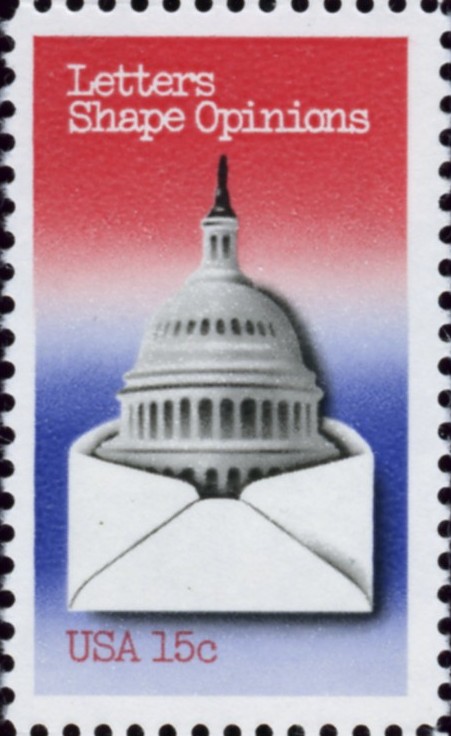 Scott 1809 15 Cent Stamps Letters Shape Opinions