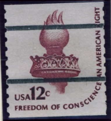 Scott 1816 12 Cent Precanceled Coil Stamp Torch of Liberty