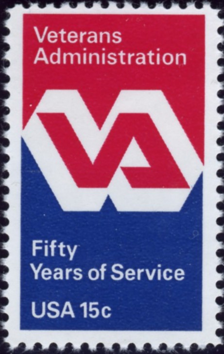 Scott 1825 15 Cent Stamp Veterans Administration Fifty Years