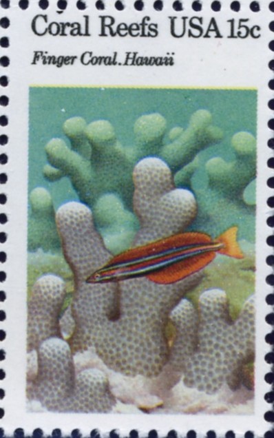 Scott 1830 15 Cent Stamps Finger Coral Hawaii
