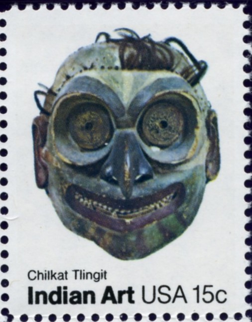 Scott 1835 15 Cent Stamp Indian Art Mask Chilkat Tlingit
