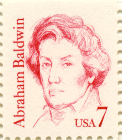 Scott 1850 Abraham Baldwin 7 Cent Stamp