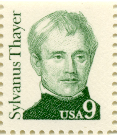 Scott 1852 Sylvanus Thayer 9 Cent Stamp
