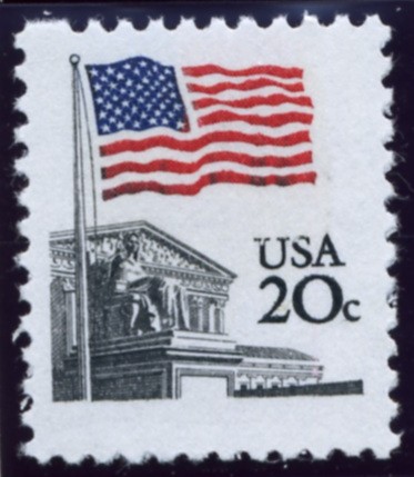 Scott 1894 20 Cent Definitive Stamp Flag Over Supreme Court