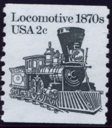 Scott 1897A 2 Cent Coil Stamp Locomotive