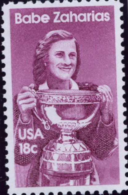Scott 1932 18 Cent Stamp Babe Zaharias