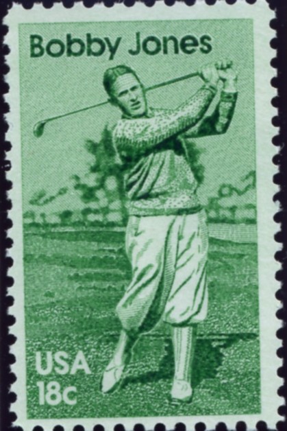Scott 1933 18 Cent Stamp Bobby Jones