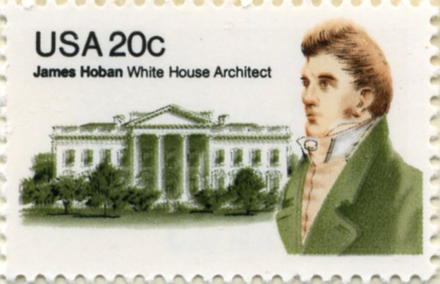 Scott 1936 20 Cent Stamp James Hoban White House Architect