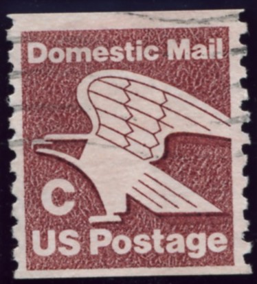 Scott 1947 20 Cent Coil Stamp C Rate Eagle