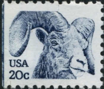 Scott 1949 20 Cent Stamp Bighorn Sheep