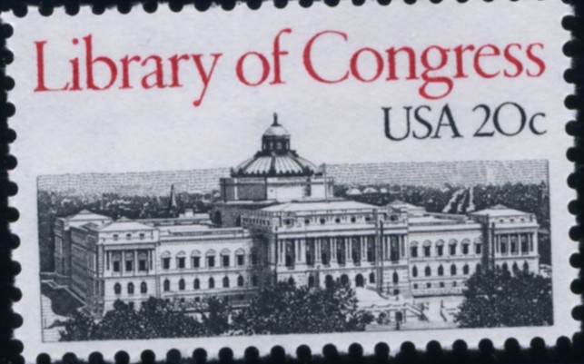 Scott 2004 20 Cent Stamp Library of Congress