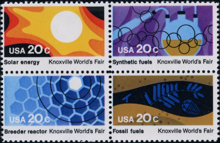 Scott 2006 to 2009 20 Cent Stamps Knoxville Worlds Fair