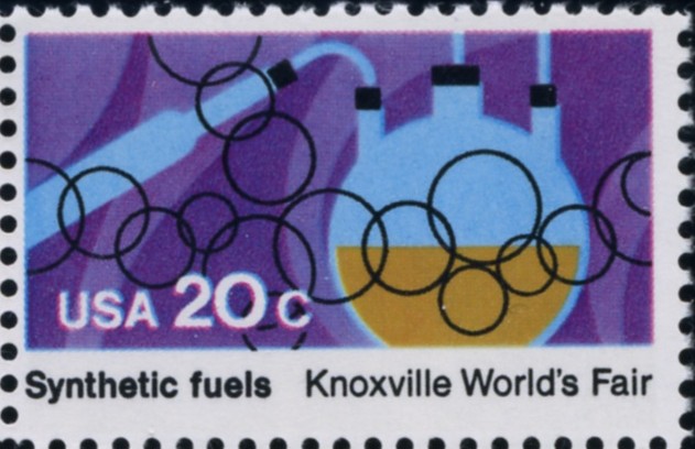 Scott 2007 20 Cent Stamp Knoxville World's Fair Synthetic Fuels