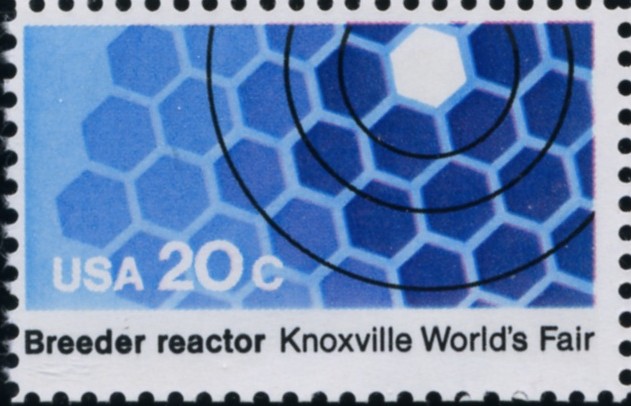 Scott 2008 20 Cent Stamp Knoxville World's Fair Breeder Reactor