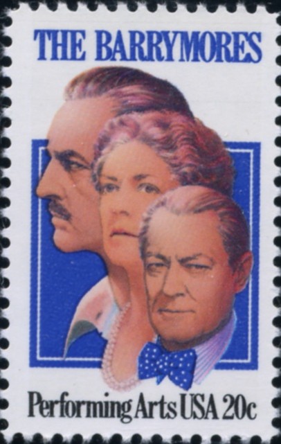 Scott 2012 20 Cent Stamp Performing Arts The Barrymores
