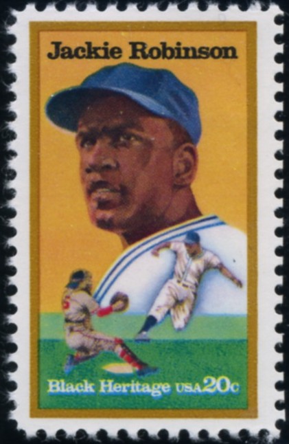 Scott 2016 20 Cent Stamp Black Heritage Jackie Robinson