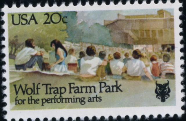 Scott 2018 20 Cent Stamp Wolf Trap Farm Park For The Performing Arts
