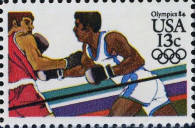 Scott 2051 13 Cent Stamp 1984 Summer Olympics Boxing