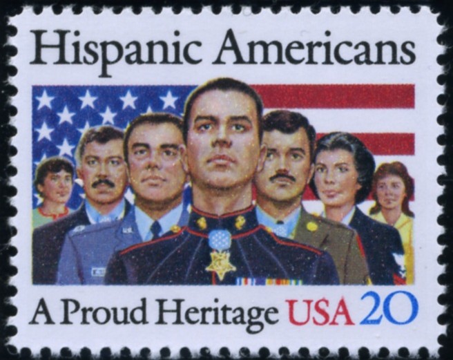 Scott 2103 20 Cent Stamp Hispanic Americans
