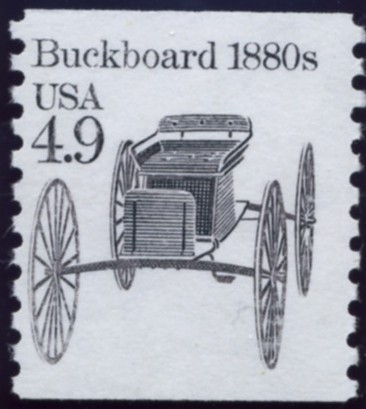 Scott 2124 4.9 Cent Stamp Buckboard