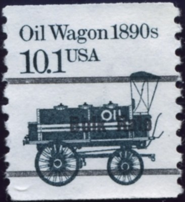 Scott 2130 10.1 Cent Bulk Rate Precanceled Stamp Oil Wagon