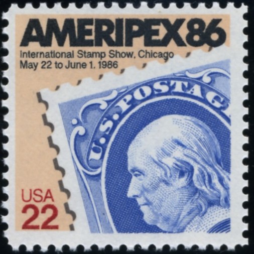 Scott 2145 22 Cent Stamp Ameripex 86 International Stamp Show
