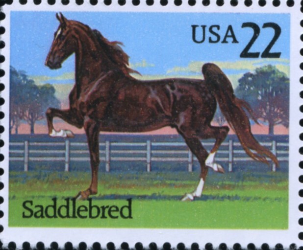 Scott 2157 22 Cent Stamp Saddlebred Horse