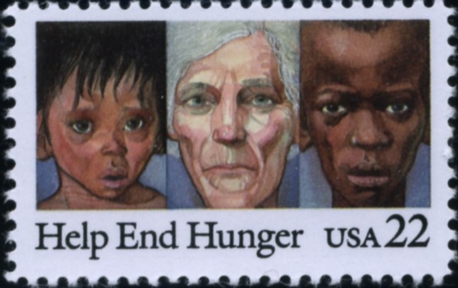 Scott 2164 22 Cent Stamp Help End Hunger
